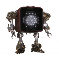 540pcs+ diy mechanical chronos watch stand mecha warrior metal model