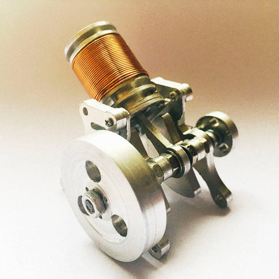 6-12v single cylinder electromagnetic solenoid valve engine model