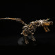 600cs diy mechanical steampunk western dragon with wing assembly 3d metal model kits