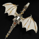 600cs diy mechanical steampunk western dragon with wing assembly 3d metal model kits