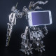 638pcs metal blade master assembly mecha model kit phone holder