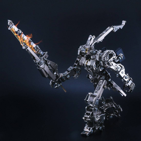 638pcs metal blade master assembly mecha model kit phone holder