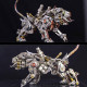 700pcs+ bengal tiger 3d assembly metal model kits