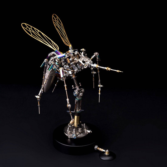 750+pcs mechanical  3d assembly  mosquito model steampunk art