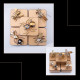 7pcs exquisite mini mechanical insect christmas gift box set educational toy gift