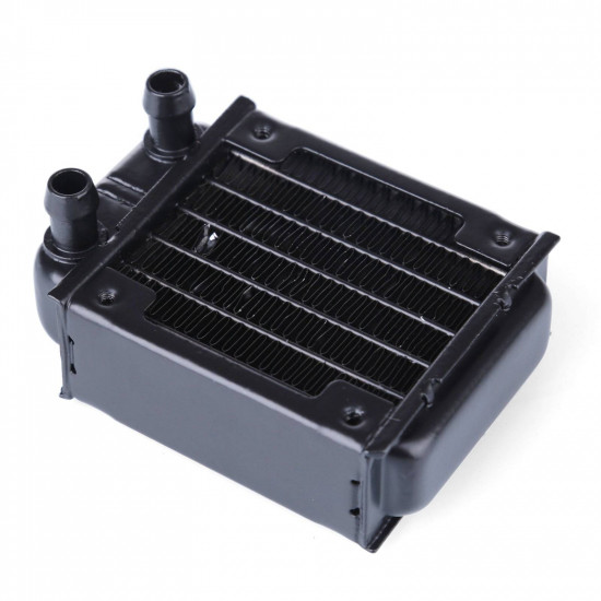 8.3 x 6 x 3.7cm water-cooled tank radiator with bracket kit for toyan single-cylinder 4-stroke engine