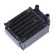 8.3 x 6 x 3.7cm water-cooled tank radiator with bracket kit for toyan single-cylinder 4-stroke engine