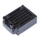 8.3 x 6 x 3.7cm water-cooled tank radiator with bracket kit for toyan single-cylinder 4-stroke engine