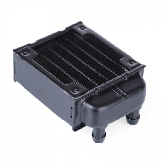 8.3 x 6 x 3.7cm water-cooled tank radiator with bracket kit for toyan single-cylinder 4-stroke engine