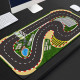 90 x 40 x 2cm racing track play mat for turbo racing 1/76 full scale mini rc car