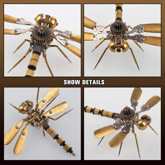 90pcs+ steampunk insect mini metal creative crafts