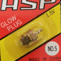 asp no.5 glow plug 1.5v for nr200 methanol engine model