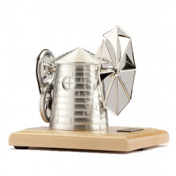 assembly runnable windmill w1 stirling engine turbine with linkage device model kit