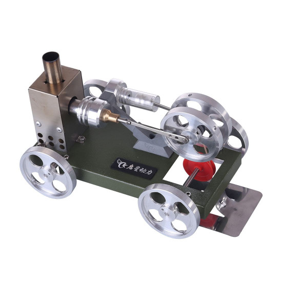 assembly stirling engine car diy model trolley vehicle set toy