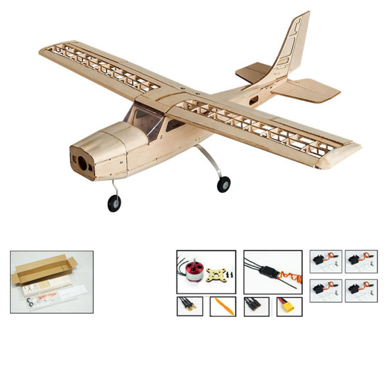 balsa wood assembly land rc airplane electric airplane kit 960mm for sale