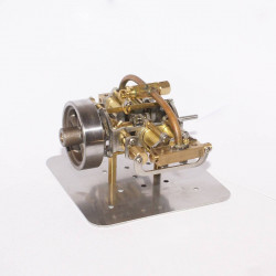 brass mini steam engine model without boiler for model ship