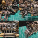 build a motorcycle 3d diy metal mode kits gift for bikers 900+pcs