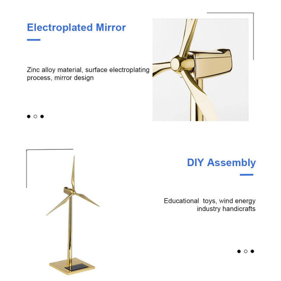 build your own golden solar powered windmill diy metal kits free energy