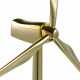 build your own golden solar powered windmill diy metal kits free energy