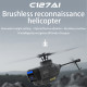 c127ai scout drone model 2.4g rc 4ch single-rotor brushless rc helicopter model without aileron - rtf version