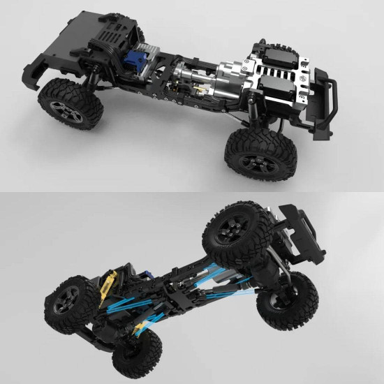 capo cub2 electric 1/18 4wd rc car metal off-road climbing car model kit