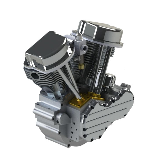 cison fg-vt9 9cc v-twin v2 engine four-stroke air-cooled motorcycle rc gasoline engine