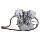 cison fg-vt9 9cc v-twin v2 engine four-stroke air-cooled motorcycle rc gasoline engine