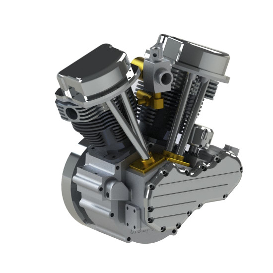 cison fg-vt9 9cc v-twin v2 engine four-stroke air-cooled motorcycle rc gasoline engine