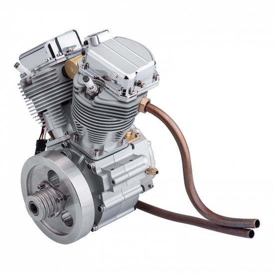 cison fg-vt9 9cc v-twin v2 engine four-stroke air-cooled motorcycle rc gasoline engine