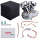 cison fg-vt9 9cc v2 two-cylinder four-stroke air-cooling gasoline motorcycle engine with base air filter set