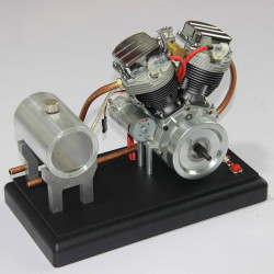 cison fg-vt9 v2 9cc four-stroke gasoline engine model with metal base fuel tank full set