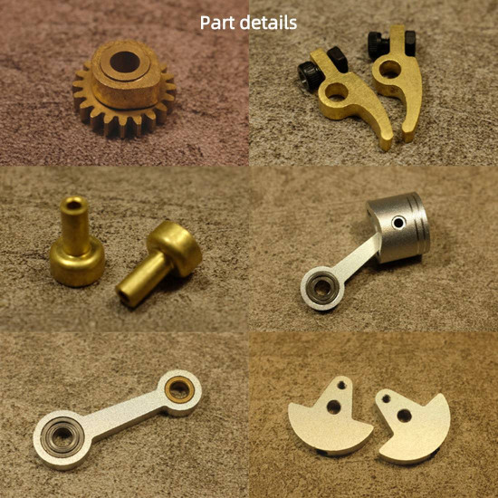 didactic four stroke-cycle engine demonstrator finger engine