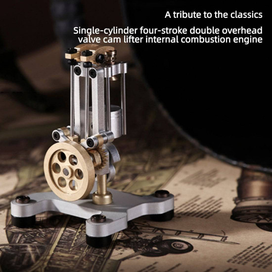 didactic four stroke-cycle engine demonstrator finger engine