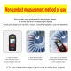 digital tachometer tester noncontact laser photo sensor for model engine with 2.5 to 99,999 rpm accuracy