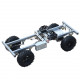 diy 1/10 gas powered rc car frame for toyan fs-l200 engine (no power /electronic equiments)