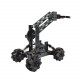 diy 14ch 2.4g alloy remote control robotic arm multifunctional engineering vehicle model kit