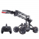 diy 14ch 2.4g alloy remote control robotic arm multifunctional engineering vehicle model kit