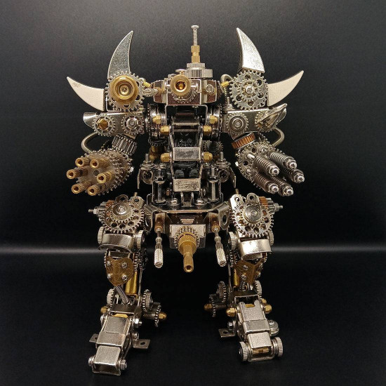 diy 3d metal fighting mecha model kit assembly crafts