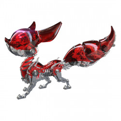 diy 3d metal linglong fox model building kits for adults