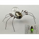 diy handmade electronic 4 spiders kits toys glow light decor - transparent + orange + red + blue