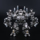 diy metal assembly creative humanoid mecha warrior educational toy gift