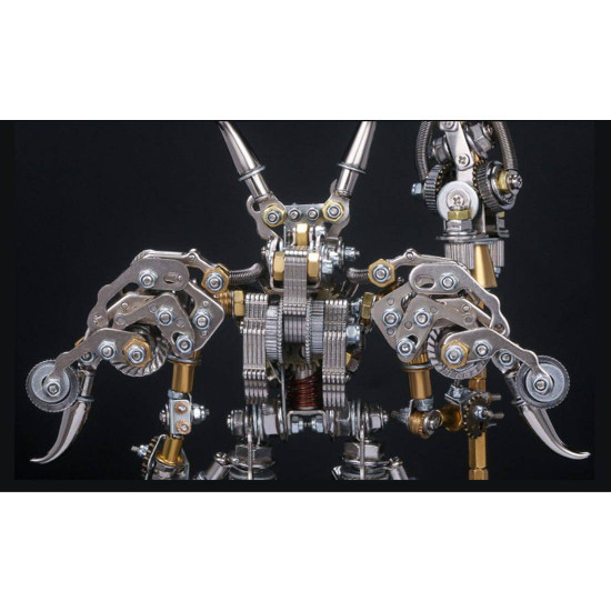 diy metal mechanical mech soldier 3d model assembly kit puzzle gift