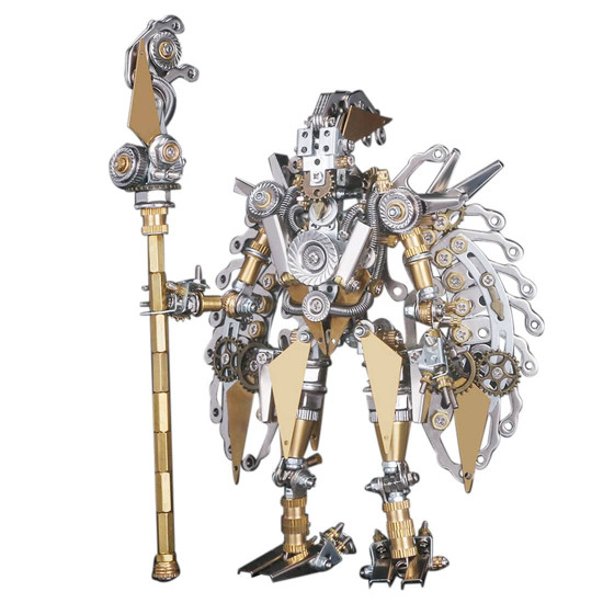 diy metal mechanical mech soldier 3d model assembly kit puzzle gift