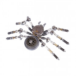 diy metal spider model assembly kit for adults/kids 8+