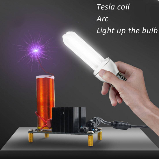 diy mini musical plasma tesla coil kit with 24v power supply