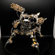 diy stainless steel 3d magnetic chaser mecha model kit without speaker for home decor