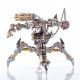 diy stainless steel 3d magnetic chaser mecha model kit without speaker for home decor