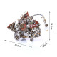 diy steampunk style metal anglerfish model kits 1000pcs+