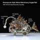 diy steampunk style metal anglerfish model kits 1000pcs+