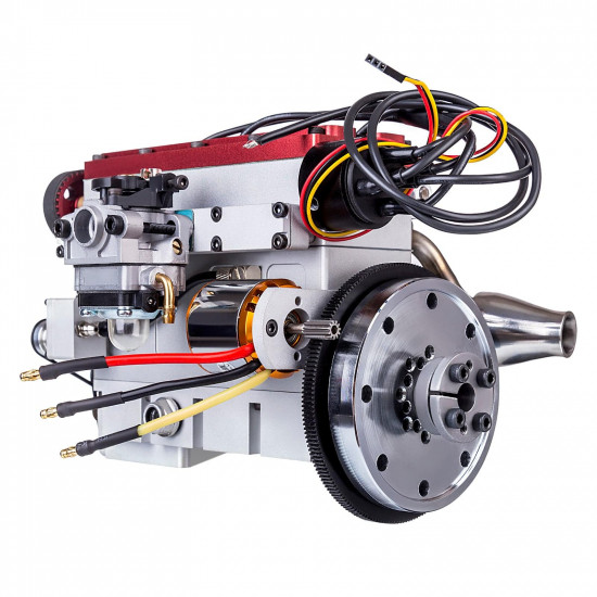 enjomor 36cc i4 dohc 4-cylinder inline four-stroke water-cooled gasoline engine with twin overhead camshafts for rc car boat